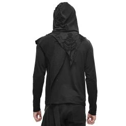 DEVIL FASHION Pull à Capuche 'Templar' Noir -ALCHEMY GOTHIC shop pull a capuche altair noir 2