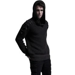 PUNK RAVE Pull à Capuche 'Mad Hatter' Noir Et Cuivre -ALCHEMY GOTHIC shop pull a capuche mad hatter noir et cuivre 4