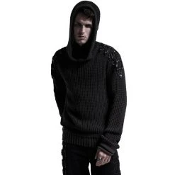 PUNK RAVE Pull à Capuche 'Mad Hatter' Noir Et Cuivre -ALCHEMY GOTHIC shop pull a capuche mad hatter noir et cuivre 5