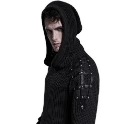 PUNK RAVE Pull à Capuche 'Mad Hatter' Noir Et Cuivre -ALCHEMY GOTHIC shop pull a capuche mad hatter noir et cuivre 6