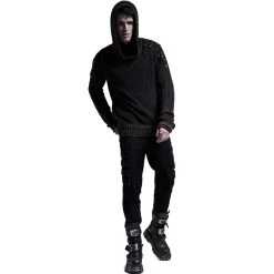 PUNK RAVE Pull à Capuche 'Mad Hatter' Noir Et Cuivre -ALCHEMY GOTHIC shop pull a capuche mad hatter noir et cuivre 8