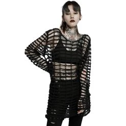 PUNK RAVE Pull Ample 'Dark Doll' Noir 21 PUNK RAVE Pull Ample 'Dark Doll' Noir -ALCHEMY GOTHIC shop pull ample dark doll noir 4