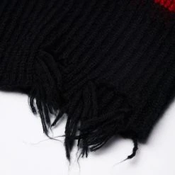 PUNK RAVE Pull 'Dark Doll' à Rayures Rouges Et Noires -ALCHEMY GOTHIC shop pull dark doll a rayures rouges et noires 19