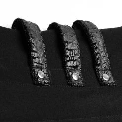 PUNK RAVE Robe Asymétrique 'Bestia' Noire 26 PUNK RAVE Robe Asymétrique 'Bestia' Noire -ALCHEMY GOTHIC shop robe asymetrique bestia noire 11