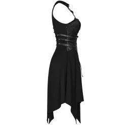 PUNK RAVE Robe Asymétrique 'Bestia' Noire 23 PUNK RAVE Robe Asymétrique 'Bestia' Noire -ALCHEMY GOTHIC shop robe asymetrique bestia noire 8
