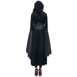 DEVIL FASHION Robe 'Dark Witch' Noire 22 DEVIL FASHION Robe 'Dark Witch' Noire -ALCHEMY GOTHIC shop robe dark witch noire 2