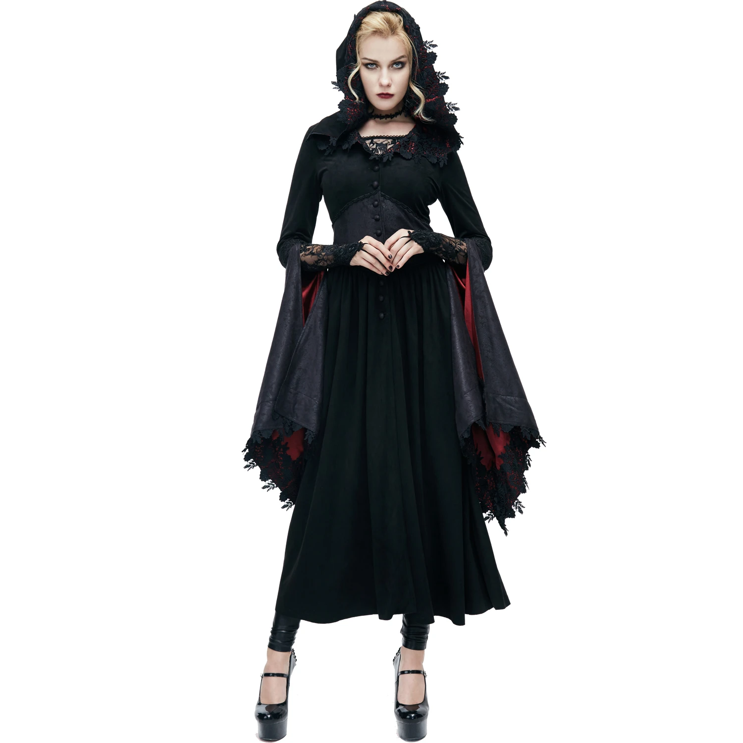 DEVIL FASHION Robe 'Dark Witch' Noire 8 DEVIL FASHION Robe 'Dark Witch' Noire – Image 6