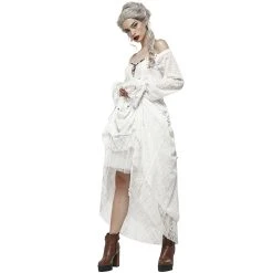 PUNK RAVE Robe 'Duchess' Blanche -ALCHEMY GOTHIC shop robe duchess blanche 3