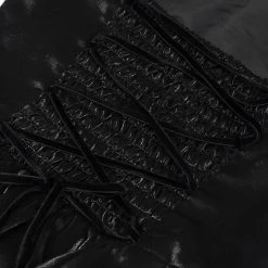 DEVIL FASHION Robe Gothique 'Narcissa' Noire 33 DEVIL FASHION Robe Gothique 'Narcissa' Noire -ALCHEMY GOTHIC shop robe gothique narcissa noire 14