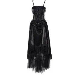 DEVIL FASHION Robe Gothique 'Narcissa' Noire