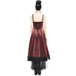 DEVIL FASHION Robe Gothique 'Narcissa' Rouge 22 DEVIL FASHION Robe Gothique 'Narcissa' Rouge -ALCHEMY GOTHIC shop robe gothique narcissa rouge 2