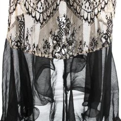 Eva Lady Robe Longue En Dentelle Transparente Et Mousseline... 27 Eva Lady Robe Longue En Dentelle Transparente Et Mousseline... -ALCHEMY GOTHIC shop robe longue en dentelle transparente et mousseline noire 12