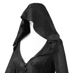 PUNK RAVE Robe-Manteau à Capuche 'Theatre Of Tragedy' Noire 34 PUNK RAVE Robe-Manteau à Capuche 'Theatre Of Tragedy' Noire -ALCHEMY GOTHIC shop robe manteau a capuche theatre of tragedy noire 12