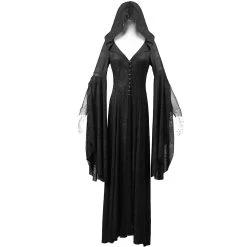 PUNK RAVE Robe-Manteau à Capuche 'Theatre Of Tragedy' Noire
