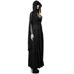 PUNK RAVE Robe-Manteau à Capuche 'Theatre Of Tragedy' Noire 25 PUNK RAVE Robe-Manteau à Capuche 'Theatre Of Tragedy' Noire -ALCHEMY GOTHIC shop robe manteau a capuche theatre of tragedy noire 3