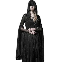 PUNK RAVE Robe-Manteau à Capuche 'Theatre Of Tragedy' Noire 26 PUNK RAVE Robe-Manteau à Capuche 'Theatre Of Tragedy' Noire -ALCHEMY GOTHIC shop robe manteau a capuche theatre of tragedy noire 4