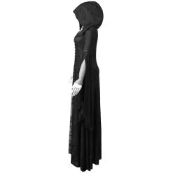 PUNK RAVE Robe-Manteau à Capuche 'Theatre Of Tragedy' Noire 29 PUNK RAVE Robe-Manteau à Capuche 'Theatre Of Tragedy' Noire -ALCHEMY GOTHIC shop robe manteau a capuche theatre of tragedy noire 7