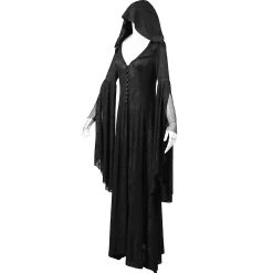 PUNK RAVE Robe-Manteau à Capuche 'Theatre Of Tragedy' Noire 30 PUNK RAVE Robe-Manteau à Capuche 'Theatre Of Tragedy' Noire -ALCHEMY GOTHIC shop robe manteau a capuche theatre of tragedy noire 8