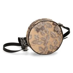 NEW ROCK Sac à Bandoulière Rond Beige à Fleurs -ALCHEMY GOTHIC shop sac a bandouliere rond beige a fleurs 3