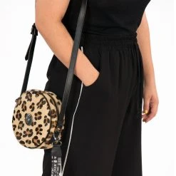 NEW ROCK Sac à Bandoulière Rond En Léopard -ALCHEMY GOTHIC shop sac a bandouliere rond en leopard 5