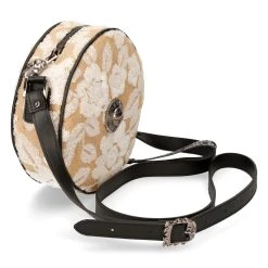 NEW ROCK Sac à Bandoulière Rond Nacre à Fleurs -ALCHEMY GOTHIC shop sac a bandouliere rond nacre a fleurs 4