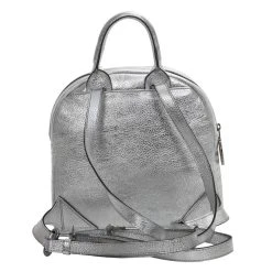 NEW ROCK Sac à Dos 'Pentagram' En Cuir Gris -ALCHEMY GOTHIC shop sac a dos pentagram en cuir gris 2