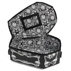 DEVIL FASHION Sac à Main 'Coffin And Bones' Noir -ALCHEMY GOTHIC shop sac a main coffin and bones noir 12