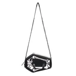 DEVIL FASHION Sac à Main 'Coffin And Bones' Noir -ALCHEMY GOTHIC shop sac a main coffin and bones noir 14