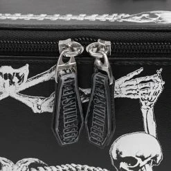 DEVIL FASHION Sac à Main 'Coffin And Bones' Noir -ALCHEMY GOTHIC shop sac a main coffin and bones noir 17