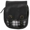 QUEEN OF DARKNESS Sac De Kilt 'White And Black Plaid'