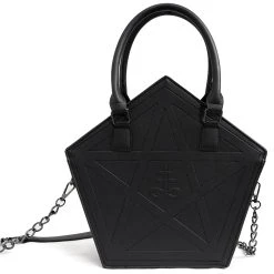 DEVIL FASHION Sac Fourre-Tout 'Pentagramme' Noir