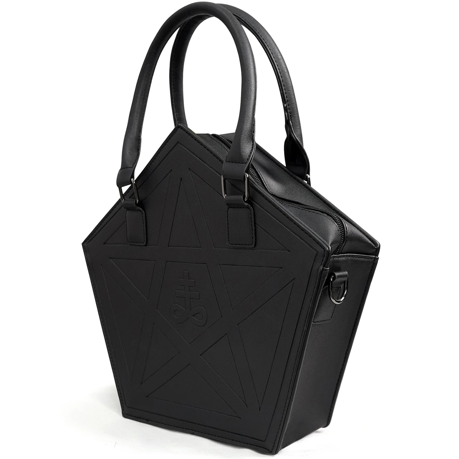 DEVIL FASHION Sac Fourre-Tout 'Pentagramme' Noir 12 DEVIL FASHION Sac Fourre-Tout 'Pentagramme' Noir – Image 10