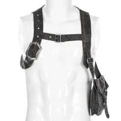 PUNK RAVE Sac Harnais 'Samhain' Noir -ALCHEMY GOTHIC shop sac harnais samhain noir 5