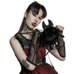 PUNK RAVE Sac 'Little Devil' Noir 14 PUNK RAVE Sac 'Little Devil' Noir -ALCHEMY GOTHIC shop sac little devil noir 1
