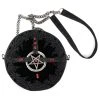 DEVIL FASHION Sac Rond 'Pentagration' Noir