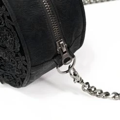 DEVIL FASHION Sac Rond 'Pentagration' Noir -ALCHEMY GOTHIC shop sac rond pentagration noir 12