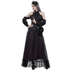 DEVIL FASHION Sac Rond 'Pentagration' Noir -ALCHEMY GOTHIC shop sac rond pentagration noir 6