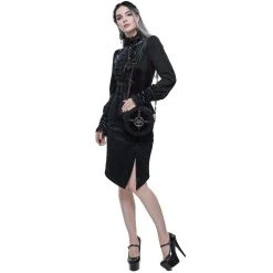 DEVIL FASHION Sac Rond 'Pentagration' Noir -ALCHEMY GOTHIC shop sac rond pentagration noir 7