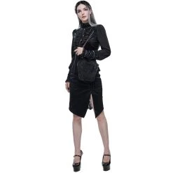 DEVIL FASHION Sac 'Satin Blood' Noir -ALCHEMY GOTHIC shop sac satin blood noir 6