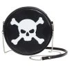 ALCHEMY GOTHIC Sac 'Skull & Crossbones' Noir -ALCHEMY GOTHIC shop sac skull crossbones noir