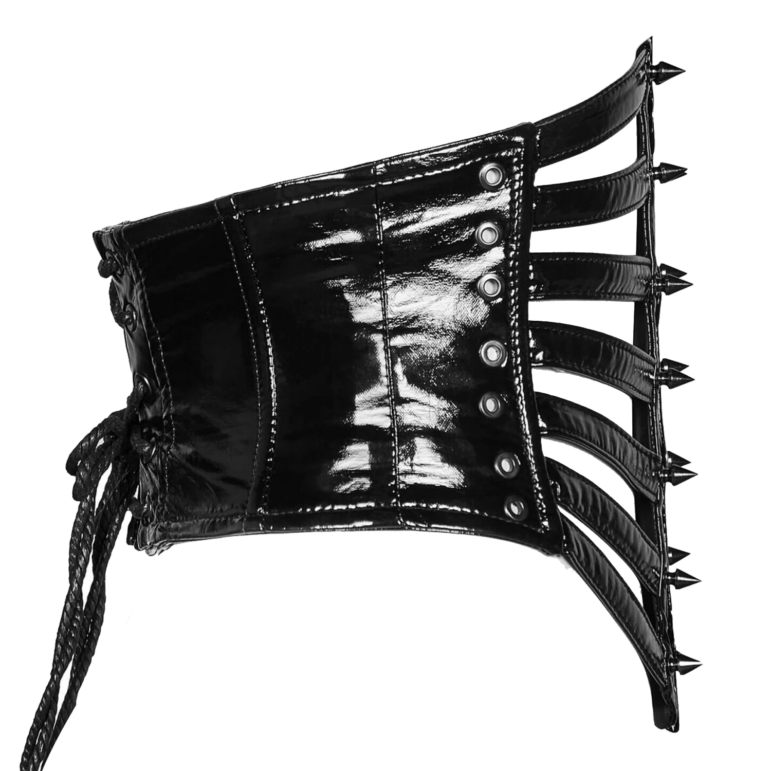 PUNK RAVE Serre-Taille Gothique 'Black Cage' Noir 13 PUNK RAVE Serre-Taille Gothique 'Black Cage' Noir – Image 11