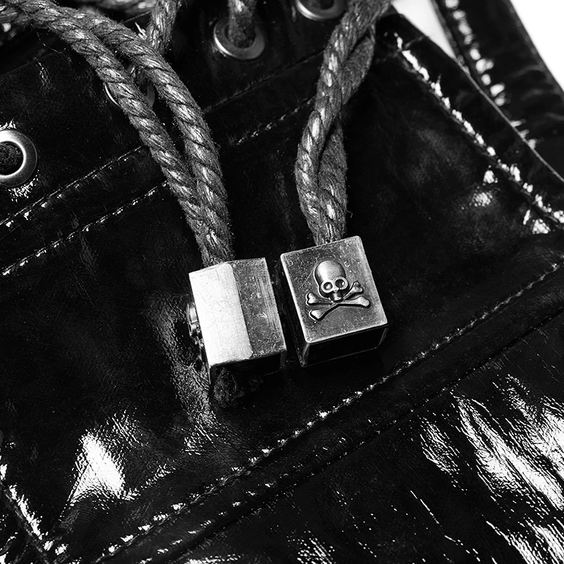 PUNK RAVE Serre-Taille Gothique 'Black Cage' Noir 17 PUNK RAVE Serre-Taille Gothique 'Black Cage' Noir – Image 15