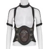 PUNK RAVE Serre-Taille Marron Foncé 'Dragon Lady' 1 PUNK RAVE Serre-Taille Marron Foncé 'Dragon Lady' -ALCHEMY GOTHIC shop serre taille marron fonce dragon lady
