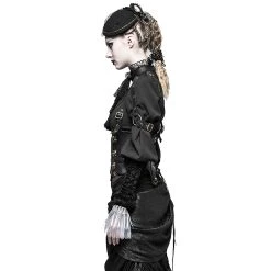 PUNK RAVE Serre-Taille Marron Foncé 'Dragon Lady' 19 PUNK RAVE Serre-Taille Marron Foncé 'Dragon Lady' -ALCHEMY GOTHIC shop serre taille marron fonce dragon lady 1 3