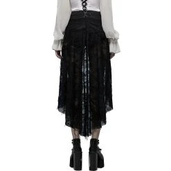 PUNK RAVE Short Avec Sur-Jupe Amovible 'Coffin' Noir 22 PUNK RAVE Short Avec Sur-Jupe Amovible 'Coffin' Noir -ALCHEMY GOTHIC shop short avec sur jupe amovible coffin noir 6