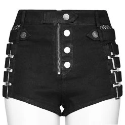 PUNK RAVE Short 'Control Freak' Noir -ALCHEMY GOTHIC shop short control freak noir 10