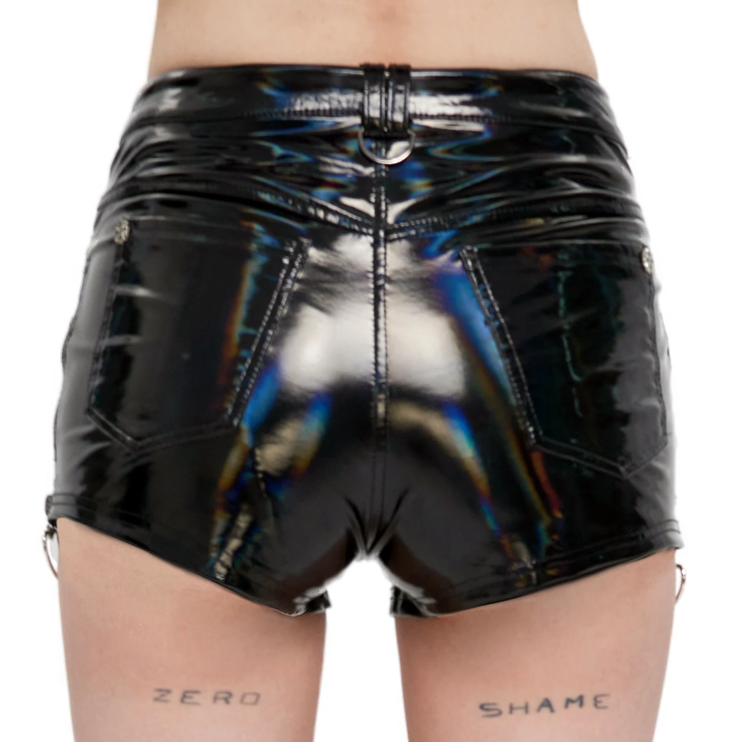 DEVIL FASHION Short 'Cyber Laser' En Vinyl Noir 13 DEVIL FASHION Short 'Cyber Laser' En Vinyl Noir – Image 11