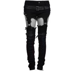 PUNK RAVE Short Et Leg Warmers 'Furia' Noirs -ALCHEMY GOTHIC shop short et leg warmers furia noirs 12