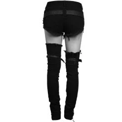 PUNK RAVE Short Et Leg Warmers 'Furia' Noirs -ALCHEMY GOTHIC shop short et leg warmers furia noirs 13