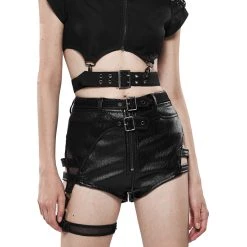 PUNK RAVE Short 'Furiosa' Noir -ALCHEMY GOTHIC shop short furiosa noir 6
